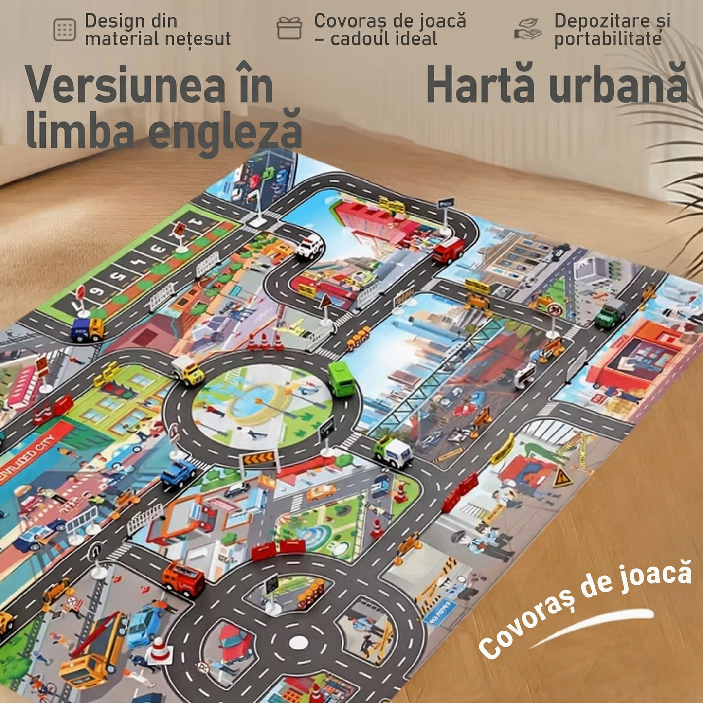 Постелки за игра с градска тематика