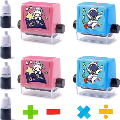 Печат за Упражняване на Аритметични Операции (комплект от 4 броя - събиране, изваждане, умножение и деление)