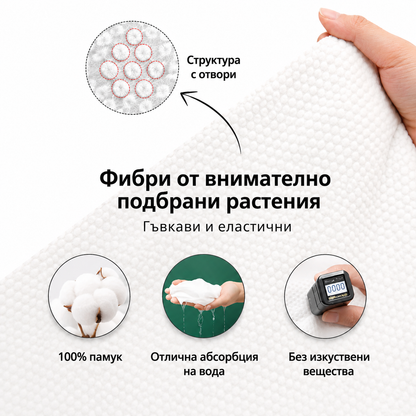Комплект 5 големи разширяващи се кърпи